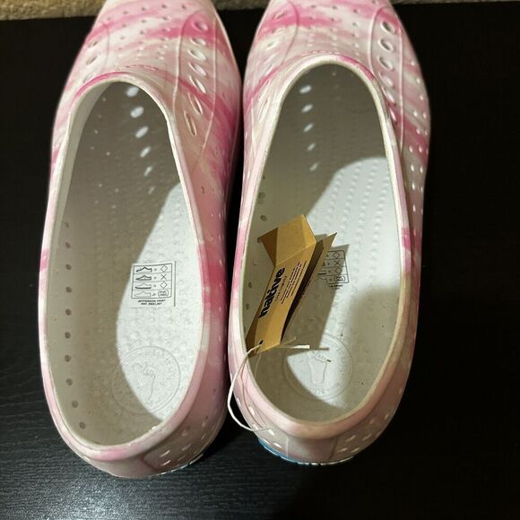 Native Men’s Jefferson Sugarlite Water Shoes 11 NWT Shell White Milk Pink Clouds - Picture 4 of 6